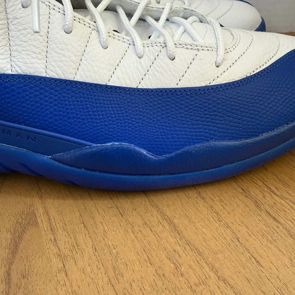Nike Air Jordan 12 Retro Blueberry CT8013-140 Men's Size 15 White Game Royal